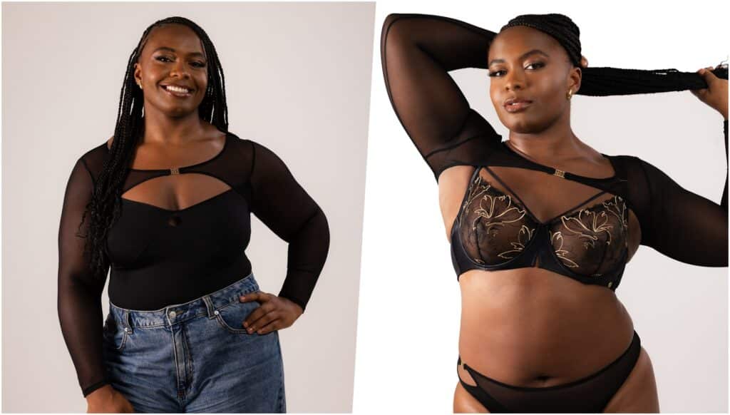 Romane Dicko : la championne de judo se dévoile dans la nouvelle campagne de Sans Complexe Lingerie