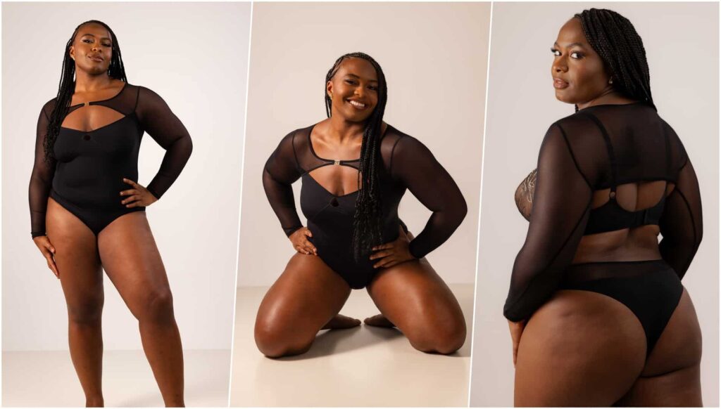 Romane Dicko: Judo Champion Stars in Sans Complexe Lingerie's New Campaign