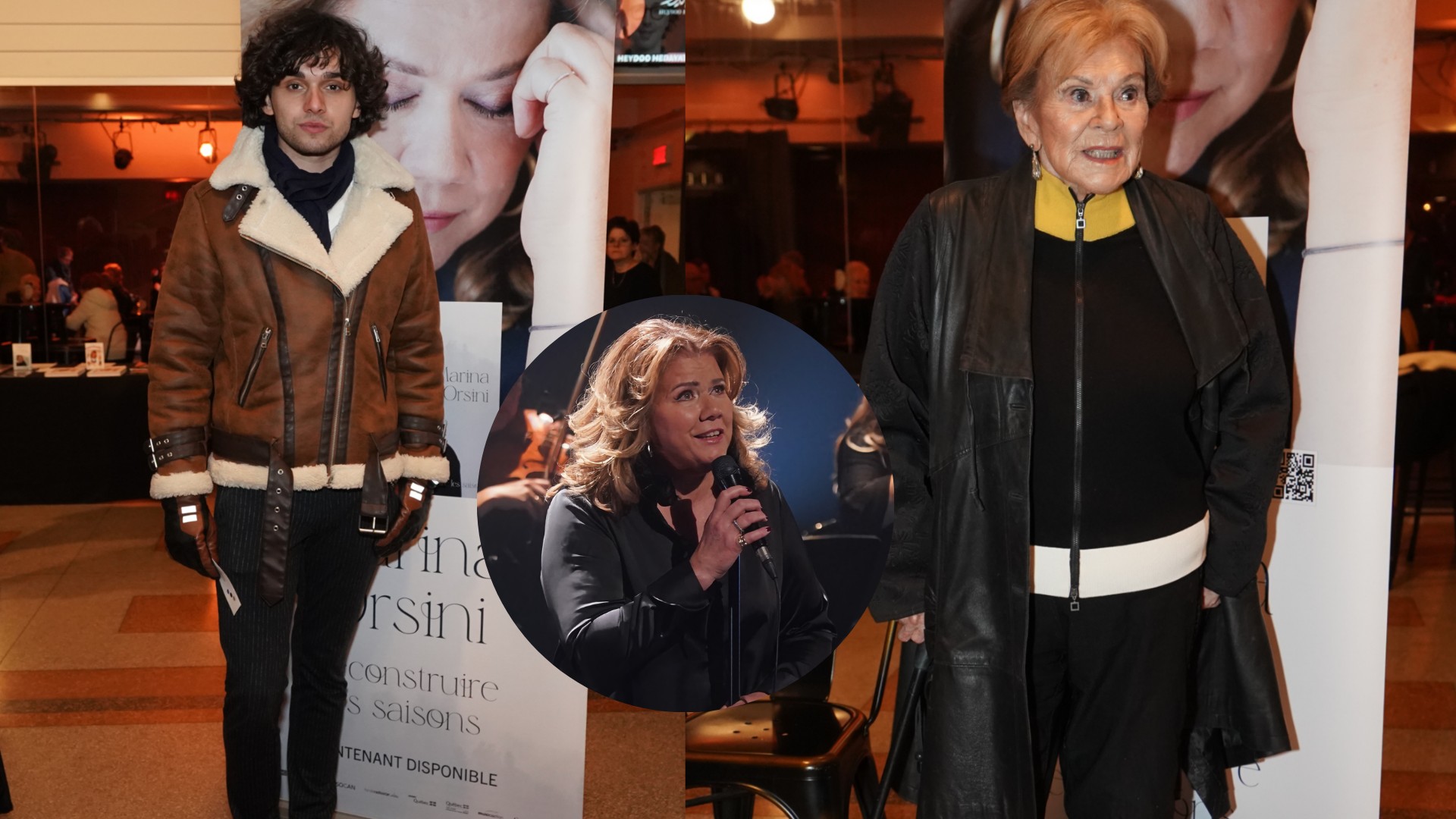 Janette Bertrand Shines at Marina Orsini's Premiere