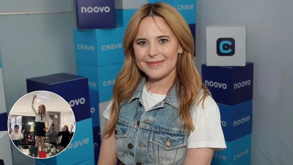 Julie Snyder Caught on Camera at the Party