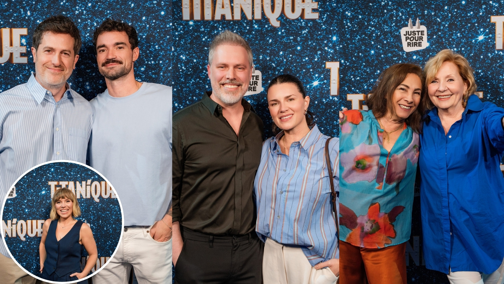 Marie-Ève Janvier, France Castel, Jean-Philippe Dion and More on Titanique's Stunning Blue Carpet