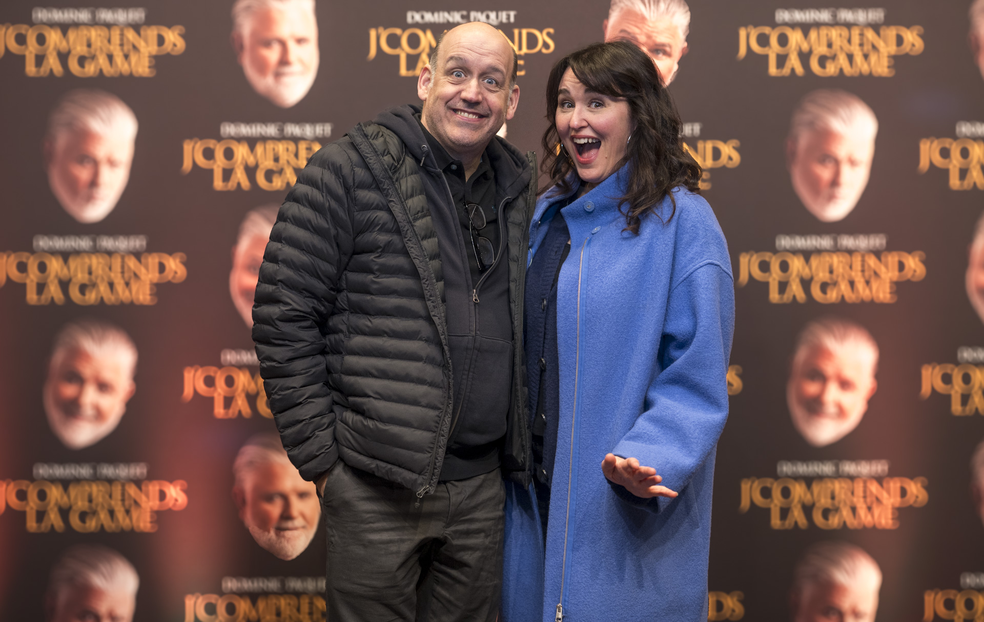 A star-studded red carpet at the premiere of Dominic Paquet's film