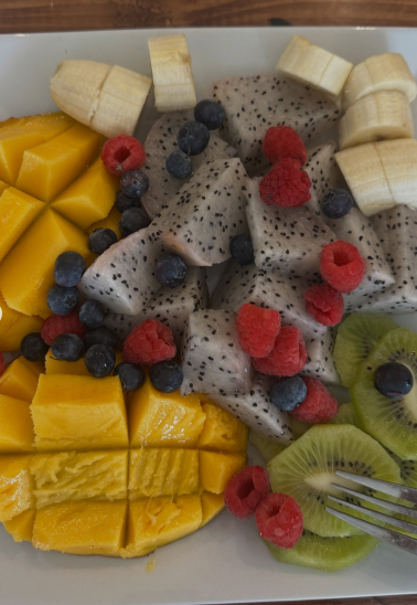 Une collation colorée