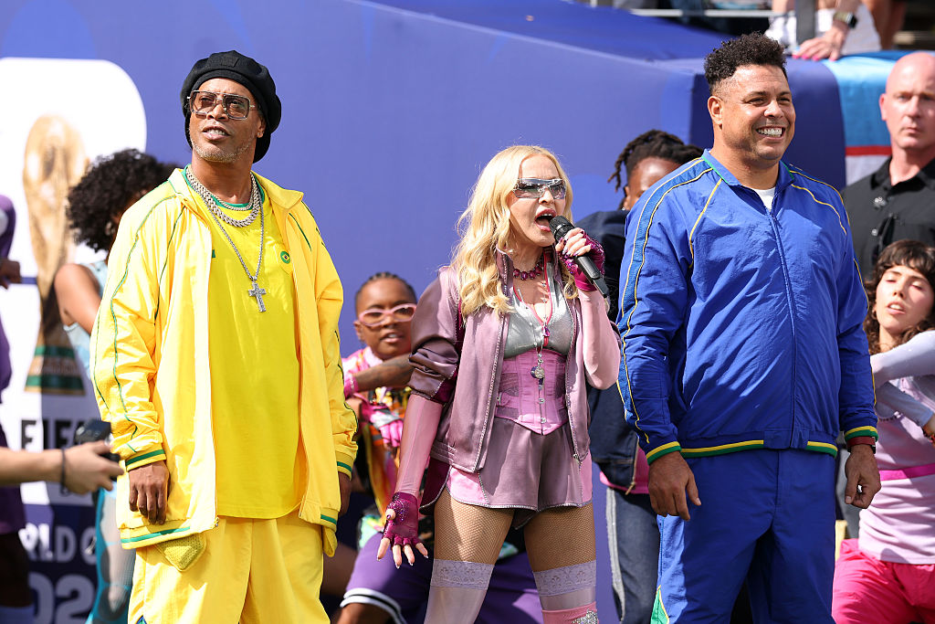 Ronaldinho, Madonna et Ronaldo